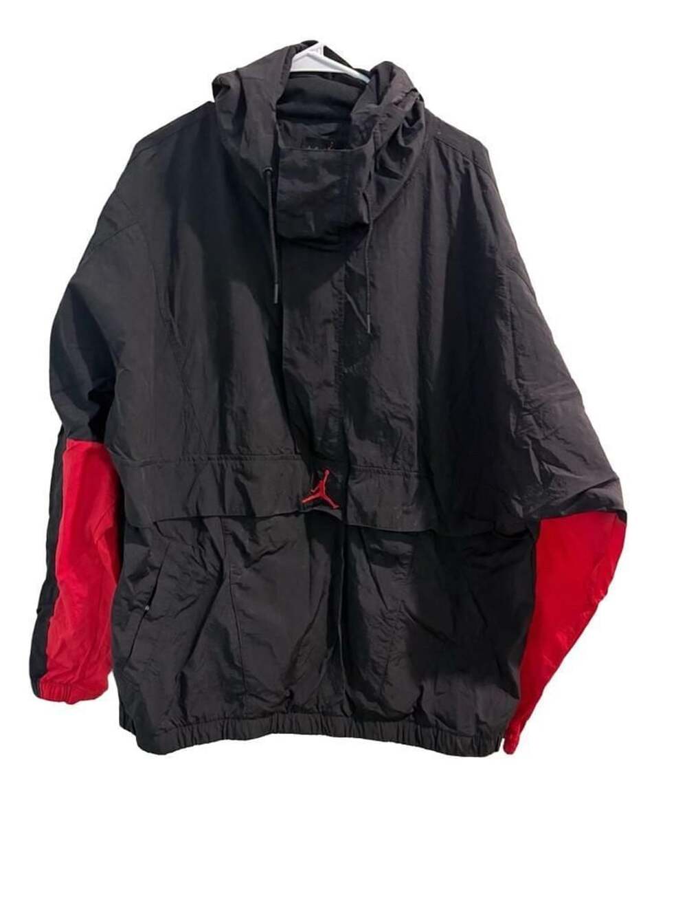 Jordan Jumpman Classic Windbreaker Jacket Black Red